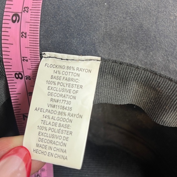 Dusty Blue Wide Brim BohoHat with Braided Band - Picture 11 of 12